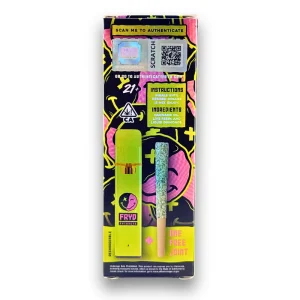 Pluma de Wax Fryd Extracts 2g + Pre Rolado Etiqueta