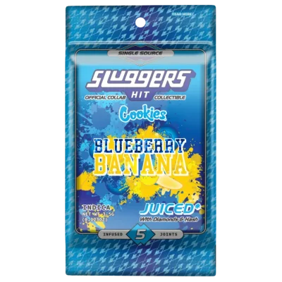 Blueberry Banana Sluggers Hit Juiced 5 Pack