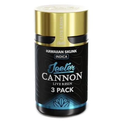 Jeeter Cannon Live Resin Hawaiian Skunk 3 Pack