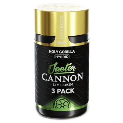 Jeeter Cannon Live Resin Holy Gorila 3 Pack