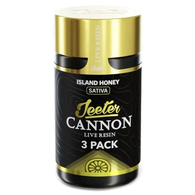 Jeeter Cannon Live Resin Island Honey 3 Pack