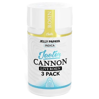 Jeeter Cannon Live Rosin Jelly Papaya 3 Pack