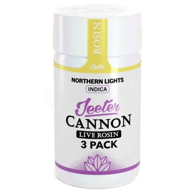Jeeter Cannon Live Rosin Northern Lights 3 Pack