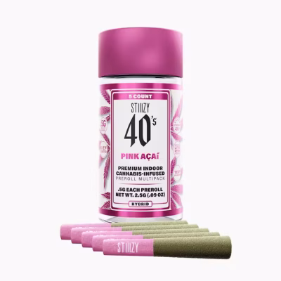 Pink Acai Stiiizy 40s 5 count