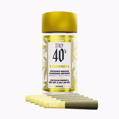 Strawnana Stiiizy 40s 5 count