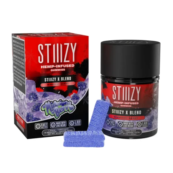 Gomitas Stiiizy Midnight Berry (Indica)