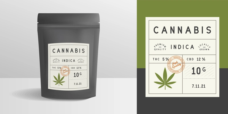 Etiquetas de THC