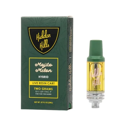 Cartucho de Wax Hidden Hills Live Resin Cart 2G