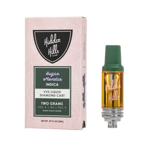 Cartucho de Wax Hidden Hills VVS Liquid Diamond Cart 2G Cartucho de Wax Hidden Hills VVS Liquid Diamond Cart 2G
