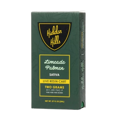 Hidden Hills Live Resin Cart 2G Limeade Palmer