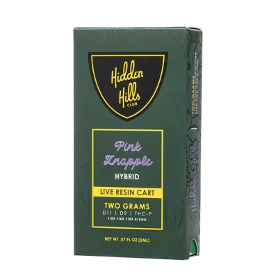Hidden Hills Live Resin Cart 2G Pink Znapple