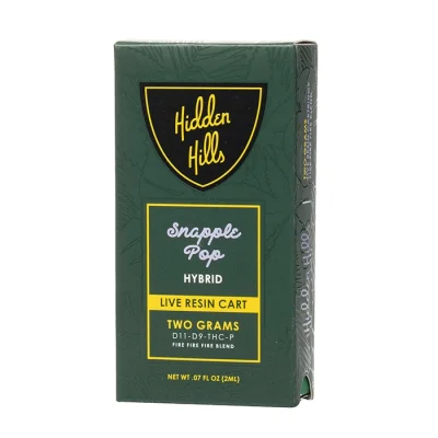 Hidden Hills Live Resin Cart 2G Snapple Pop