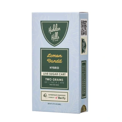 Hidden Hills Live Sugar Cart 2G Lemon Bandit
