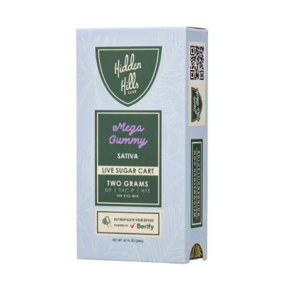 Hidden Hills Live Sugar Cart 2G Mega Gummy
