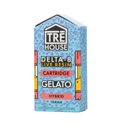 Tre House 1G Live Resin Delta 8 THC Gelato