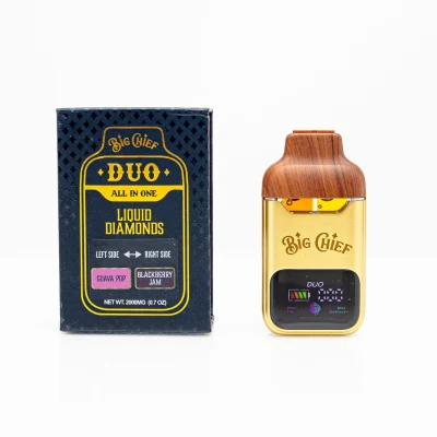 Big Chief DUO 2G - Guava Pop (Índica) + Blackberry Jam (Sativa)