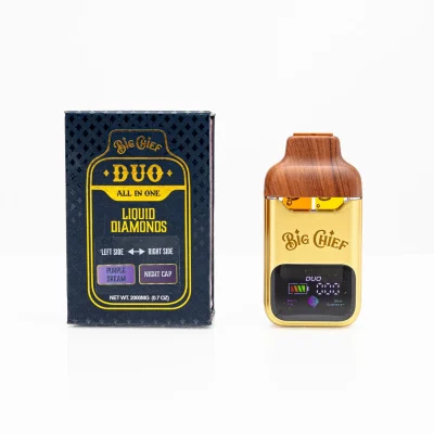 Big Chief DUO 2G - Purple Dream (Índica) + Night Cap (Sativa)