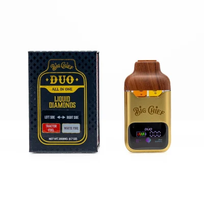 Pluma de Wax Big Chief DUO 2G - Tractor Fuel (Índica) + White Fire (Sativa)