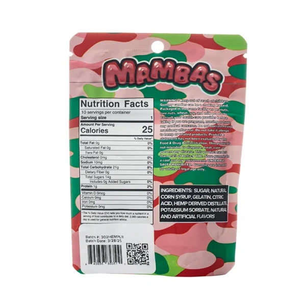 Gomitas Muha Meds Mambas 3000mg THC (Reverso)