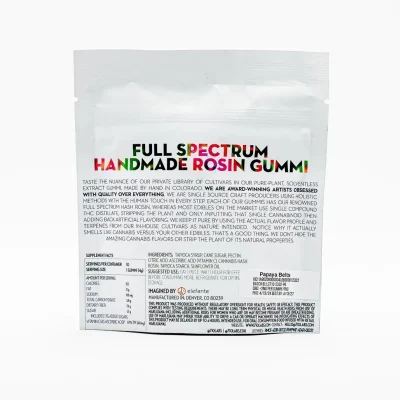 Papaya Belts - 710 Labs (Hash Rosin) 100mg THC