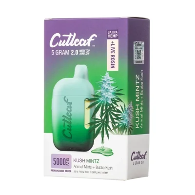 Kush Mintz (Sativa) Cutleaf 2.0 5G Live Rosin