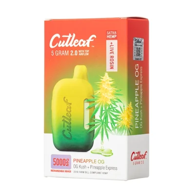 Pineapple OG (Sativa) Cutleaf 2.0 5G Live Rosin