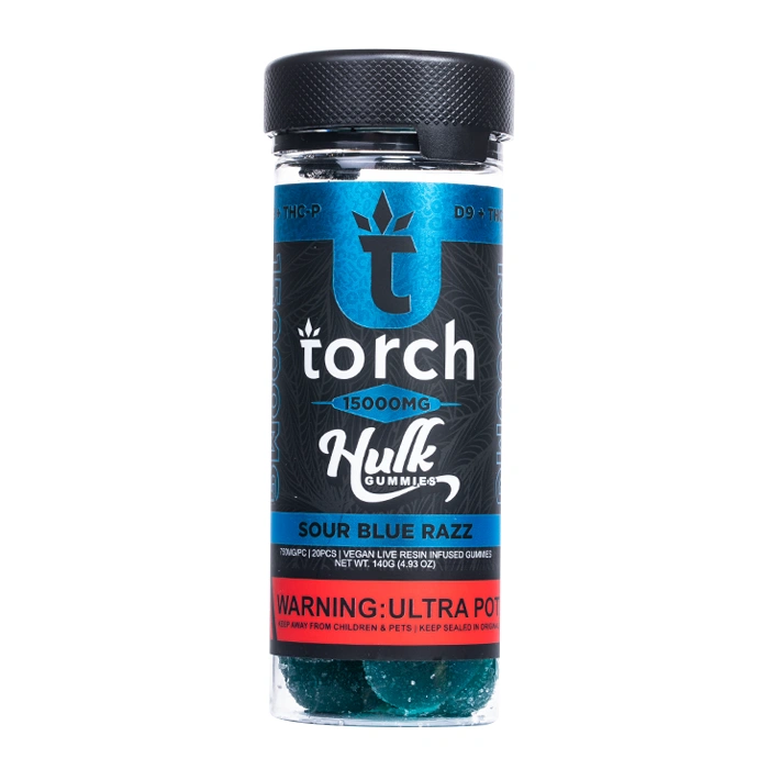 Gomitas Torch Hulk 15k mg THC (20 gomitas x 750mg)