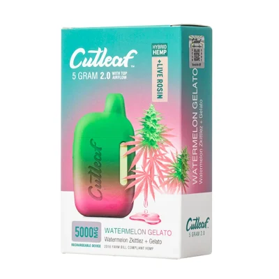 Watermelon Gelato (Híbrida) Cutleaf 2.0 5G Live Rosin
