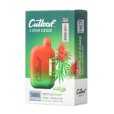Zkittlez Cake (Indica) Cutleaf 2.0 5G Live Rosin