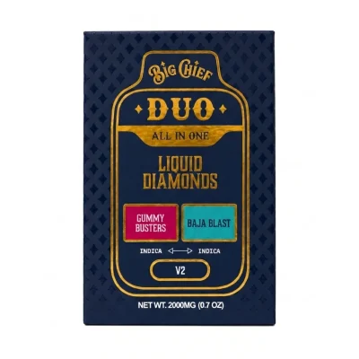Big Chief DUO Gummy Busters (Indica) - Baja Blast (Indica)