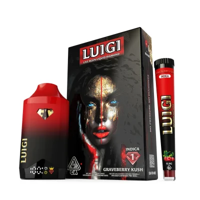 Luigi 2G + Pre-roll 0.5G - Graveberrry Kush (Indica)