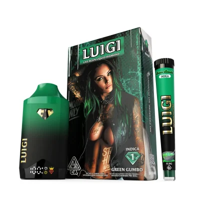 Luigi 2G + Pre-roll 0.5G - Green Gumbo (Indica)