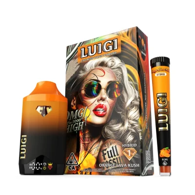 Luigi 2G + Pre-roll 0.5G - Orange Lava Kush (Hibrida)
