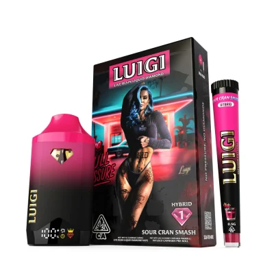 Luigi 2G + Pre-roll 0.5G - Sour Cran Smash (Hibrida)